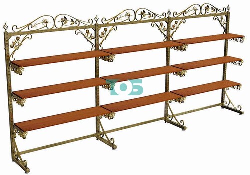 Пристенная система «Улица Роз» с полками из ДСП №21 (1800х3600 мм)