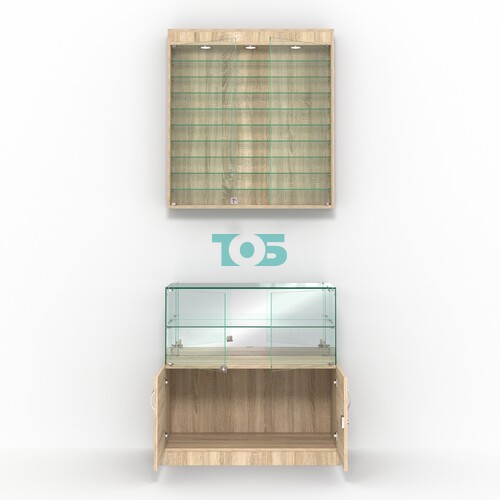 Комбинированный прилавок-витрина демонстрационный КПВ-01-07