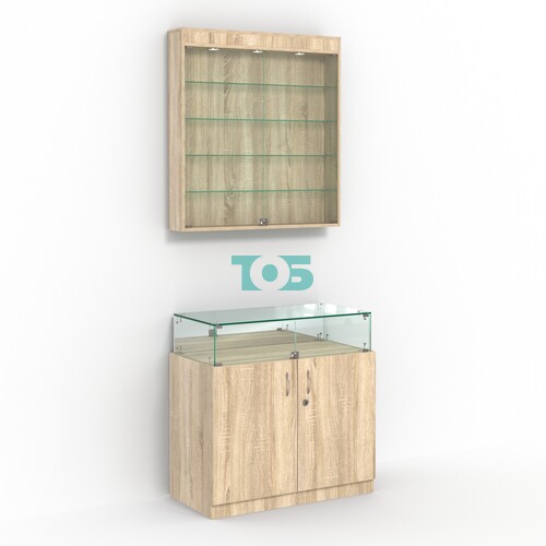 Комбинированный прилавок-витрина с высоким накопителем КПВ-14-03