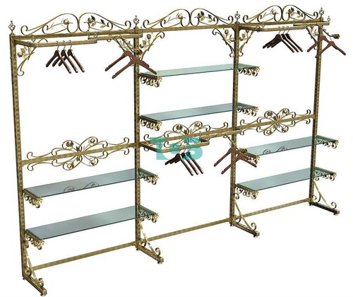 Пристенная система «Улица Роз» с прозрачными полками №4 (2600х3600 мм)