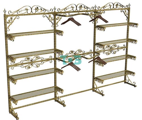 Пристенная система «Улица Роз» с поручнями М-образной формы и полками №13 (2600х3600 мм)