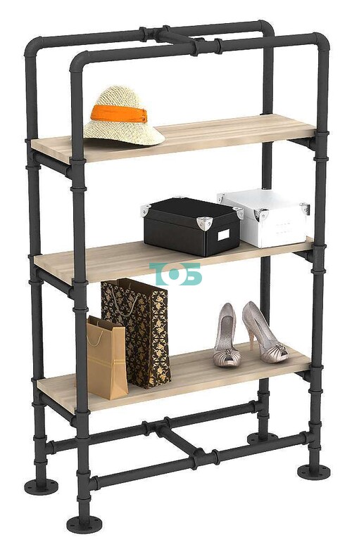 Торговый стенд ЛОФТ с тремя полками СТЛ-3П