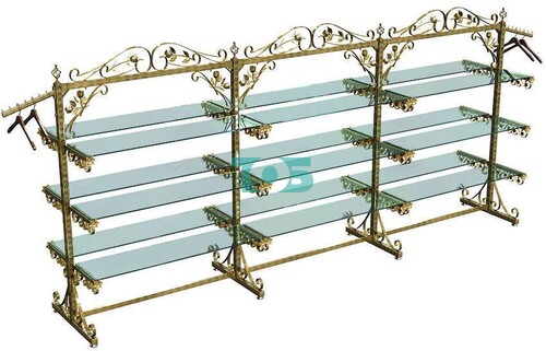 Островная система УЛИЦА РОЗ со стеклянными полками №17 (1800х3600мм)