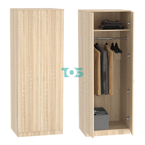 Шкаф офисный для одежды глубокий ШО-32