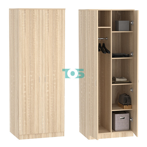 Шкаф офисный для одежды глубокий ШО-34