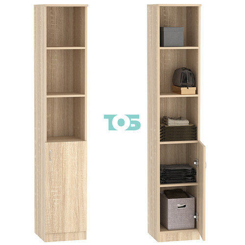 Шкаф офисный открытый узкий Ш-44