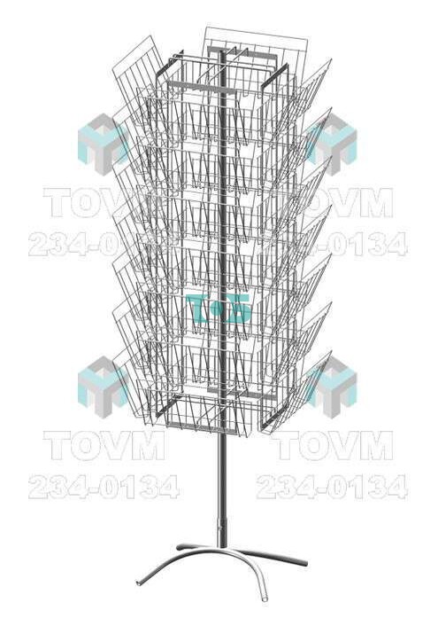 СТ.Г.Ж.24 Стойка вращающаяся 28 газетниц