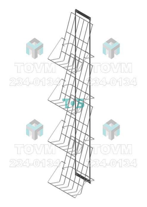 Д-02. Дисплей 4 полки А4