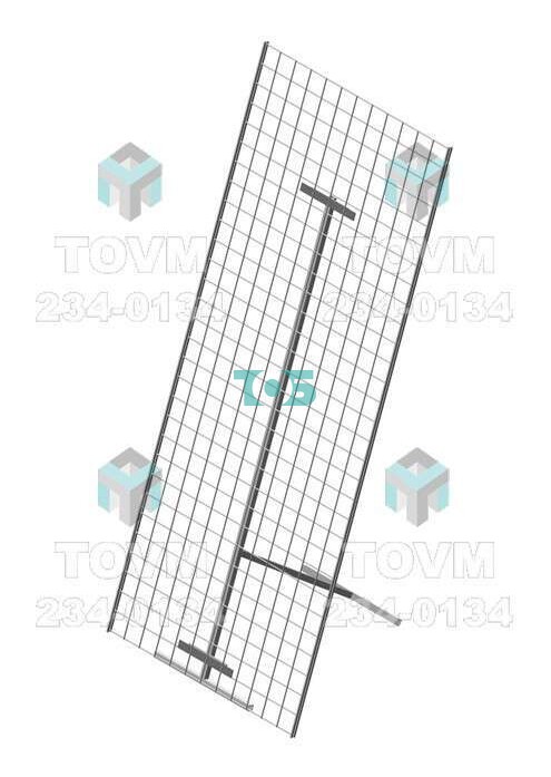 СТ.НП.01 Стенд напольный с сеткой 1500х600 мм