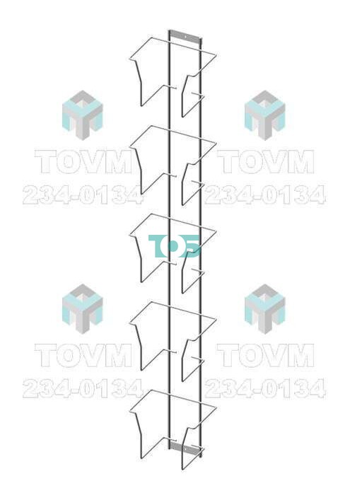 Д-12 Дисплей для колготок 5 ячеек.