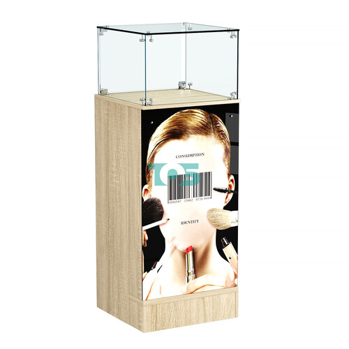 Прилавок со световым коробом квадратный №11