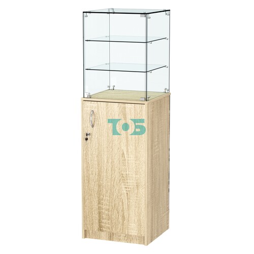 Прилавок со световым коробом и двумя полками №13