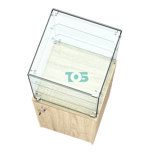 Прилавок со световым коробом и двумя полками №13