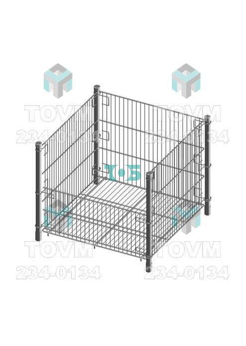 КРС03 Корзина средняя с низкой стенкой, глубина 510 мм (695х695х586 мм)