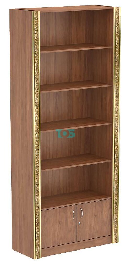 Торговый стеллаж с накопителем и четырьмя полками серии БАРОККО №БА-1ВД-400