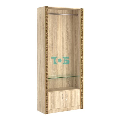 Торговый стенд для продажи одежды в стиле БАРОККО высокий №СТ-П-3