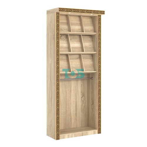 Торговый стенд для продажи рубашек с подсветкой и декором БАРОККО №СТП-Р-1