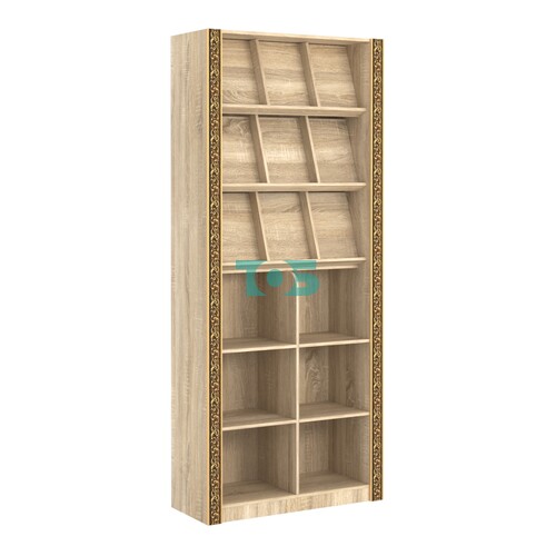 Торговый стенд в стиле БАРОККО с полками для рубашек №СТ-Р-4