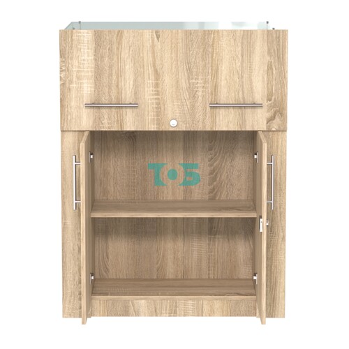 Торговый прилавок с утопленным фасадом широкий №УФ-1-900