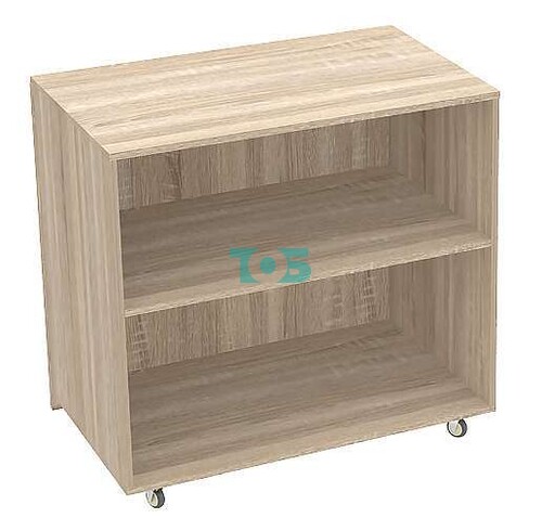 Недорогой торговый прилавок на колесах с декором серии БАРОККО №БА-ПЭ-16