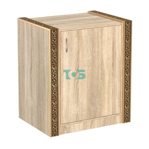 Недорогой прилавок-проход с декоративными молдингами №ПДМ-ПР-600