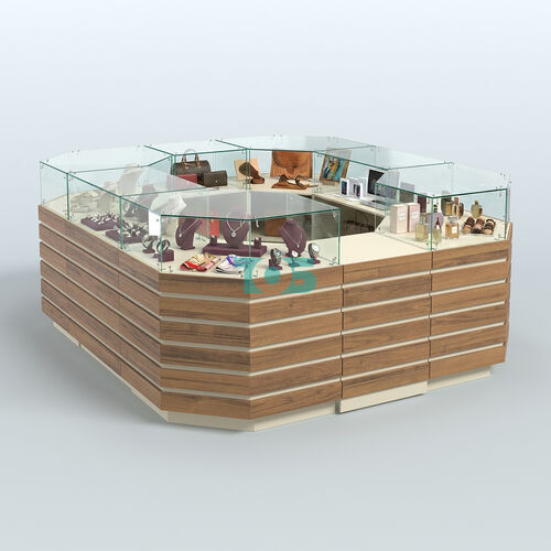 Торговый островок с декоративными накладками №1 равносторонний (6,48 кв.м)