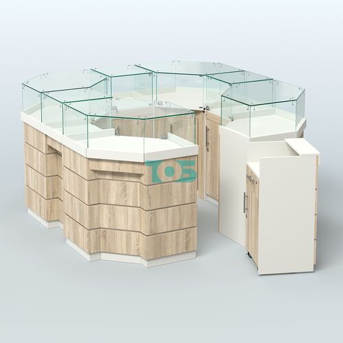 Торговый островок GOLD №2 восьмиугольный (4,04 кв.м)