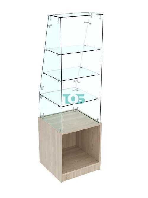 Прилавок квадратный высокий Истра №15-450 (открытый)