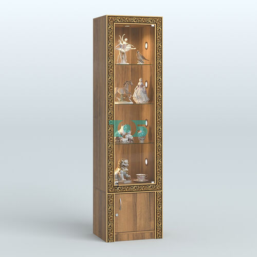 Витрина с декором и накопителем №ВБА-2С