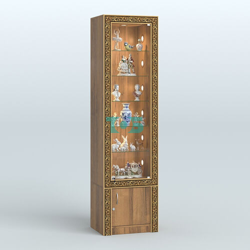 Витрина высокая с декором №ВБА-502С