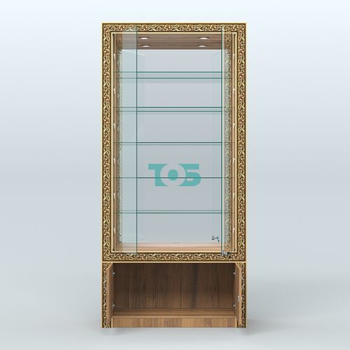 Витрина центральная с декором №ВБА-503С