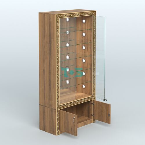 Витрина центральная с декором №ВБА-503С