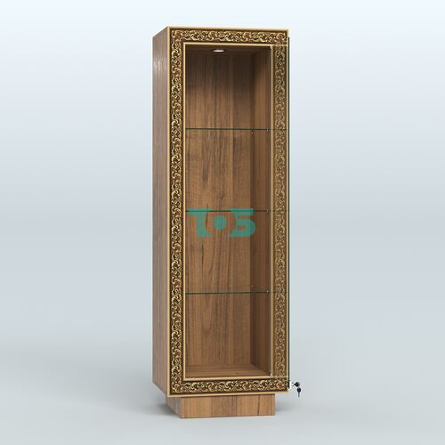 Низкая витрина из ДСП с декором НБА-1