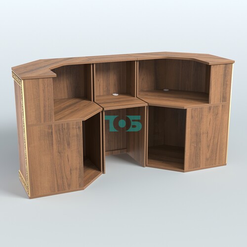 Ресепшен П-образный серии БАРОККО №6