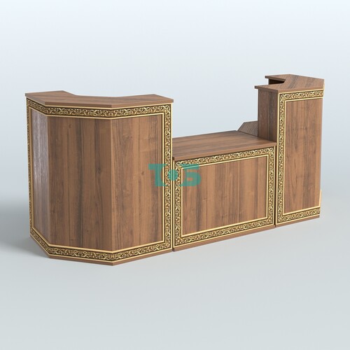 Ресепшен со скошенными углами серии БАРОККО №7