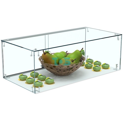 Настольная стеклянная мини-витрина №14-1-900