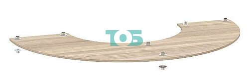 Доп. полка ПОЛУМЕСЯЦ в комплекте с крепежом