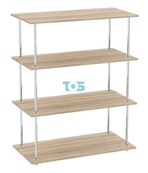 Торговый низкий стеллаж ПРЯМОУГОЛЬНИК №3