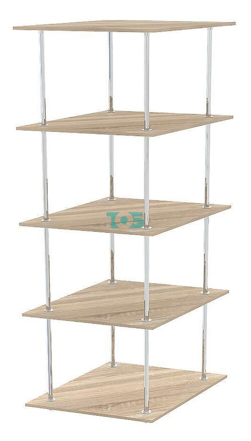 Торговый высокий стеллаж РОМБ №2