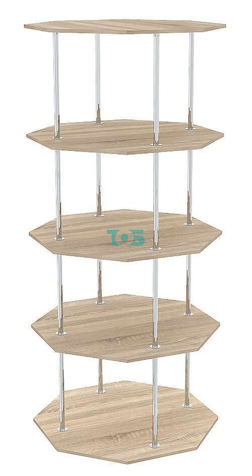 Торговый высокий стеллаж ОКТАГОН №2