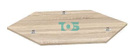 Дополнительная полка с крепежами для стеллажа ГЕКСАГОН