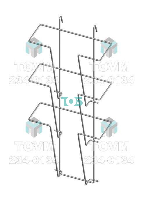 Карман А4 тройной на сетку НЭ07. 