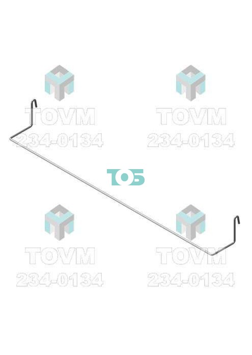 Навеска для пледов (скоба) на сетку НЭ12. 