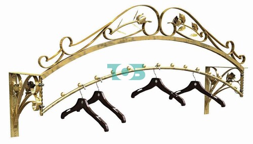 Настенное вешало E-0012 с верхним декором УЛИЦА РОЗ