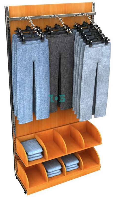 Система ЭЛЕГАНТ №1 пристенная (1200 мм) с полками под джинсы