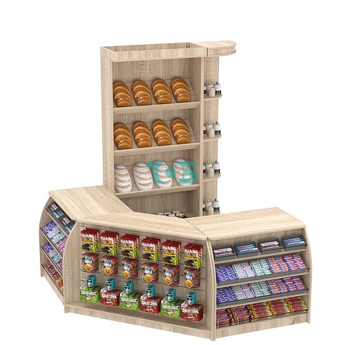 Комплект кассовой зоны для магазина выпечки малый №1