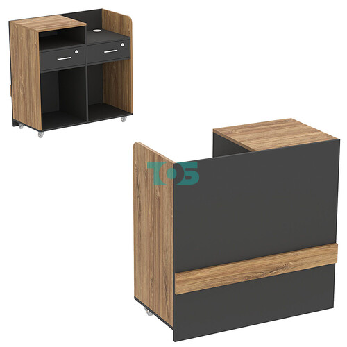 Прилавок кассовый БРИЗ №2 на колесах