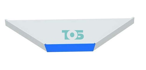 Полка внутреннего угла от металлического стеллажа