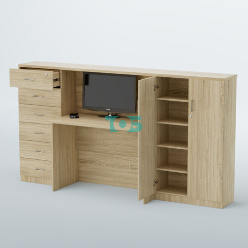 Ресепшен с тумбами и выдвижными ящиками ВЕГА №2