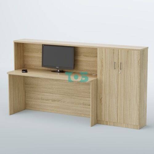 Ресепшен с большим столом и тумбами ВЕГА №4Д